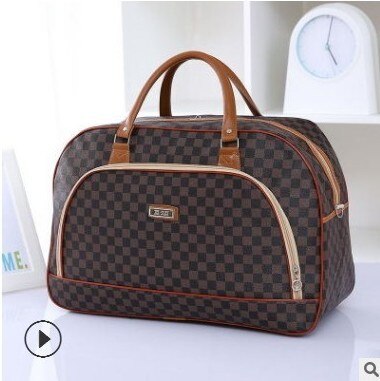 Chuwanglin Women Travel Bags Leather Large Capacity Waterproof Print Luggage Duffle Bag Casual Travelling Weekend Bags 3091450: 4