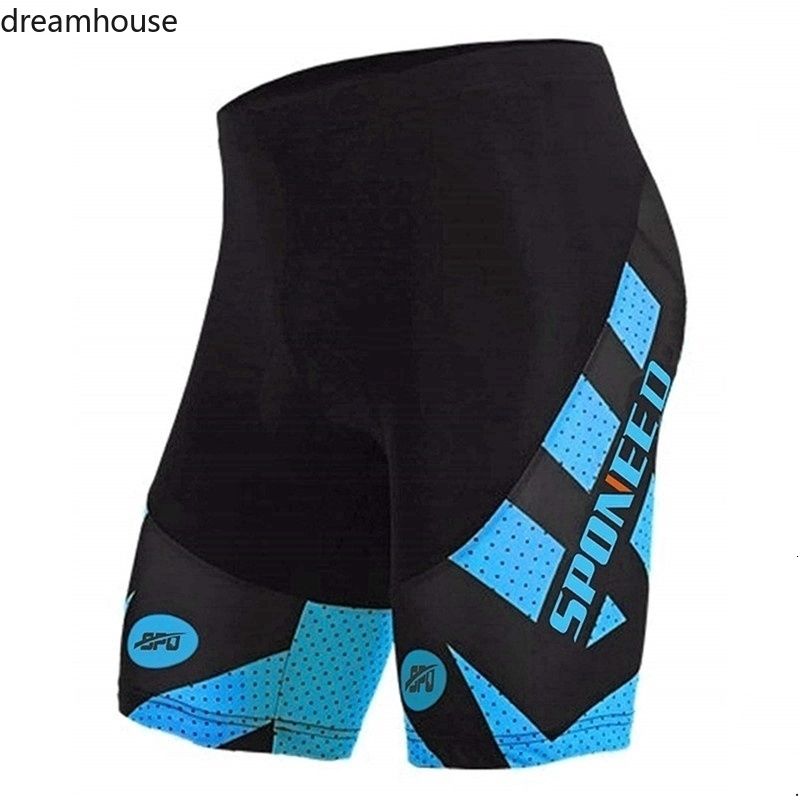 Bicycle Shorts Cycling 4D Gel Padded Pants Shockproof MTB Bicycle Pants: Blue / XXL