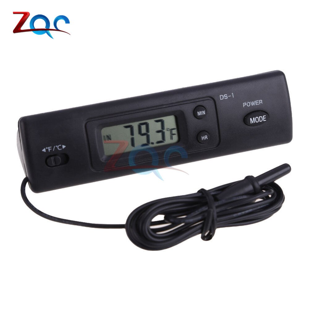 Car Digital Thermometer Auto A/C Digital LCD Display Temperature Tester Meter for Automotive Car Vehicle