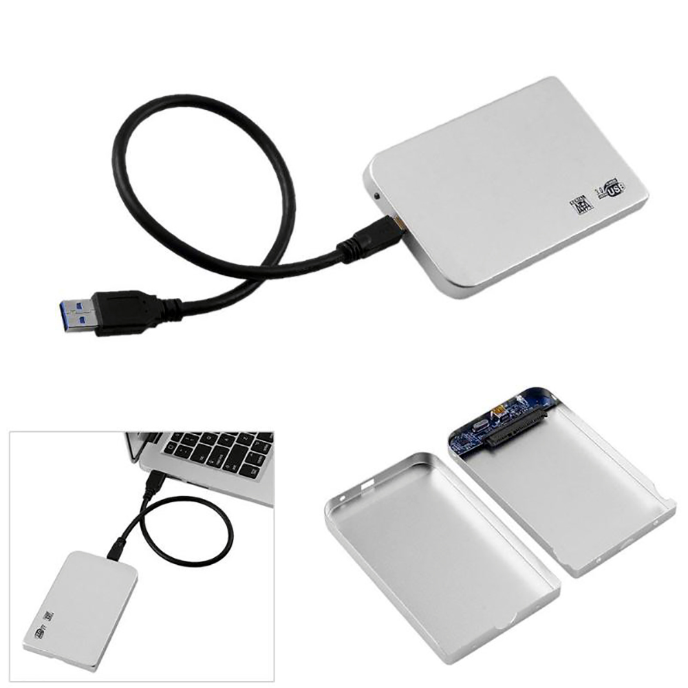 Harddisk Box USB 3.0 HDD SSD Case 2.5 Inch SATA Hard Disk Drive External Enclosure Aluminum Alloys Shell Portable Homemade Tools