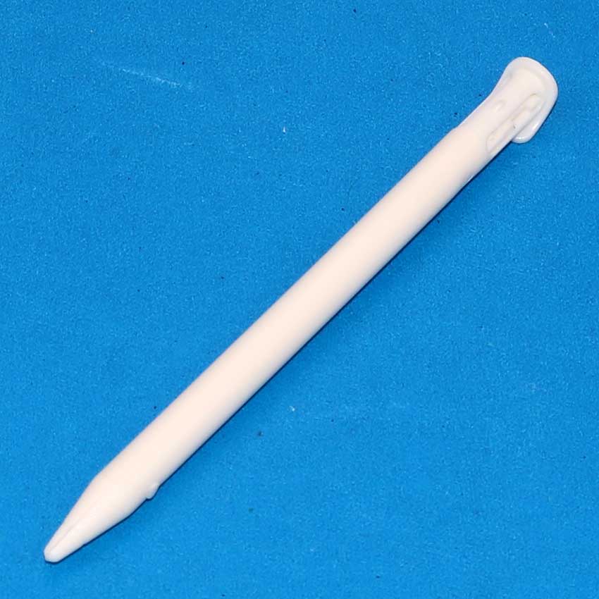 ChengHaoRan 10 Uds Stylus de plástico Lápiz de pantalla táctil para Nintendo 3DS XL 3DSLL consola de juegos, blanco negro: White