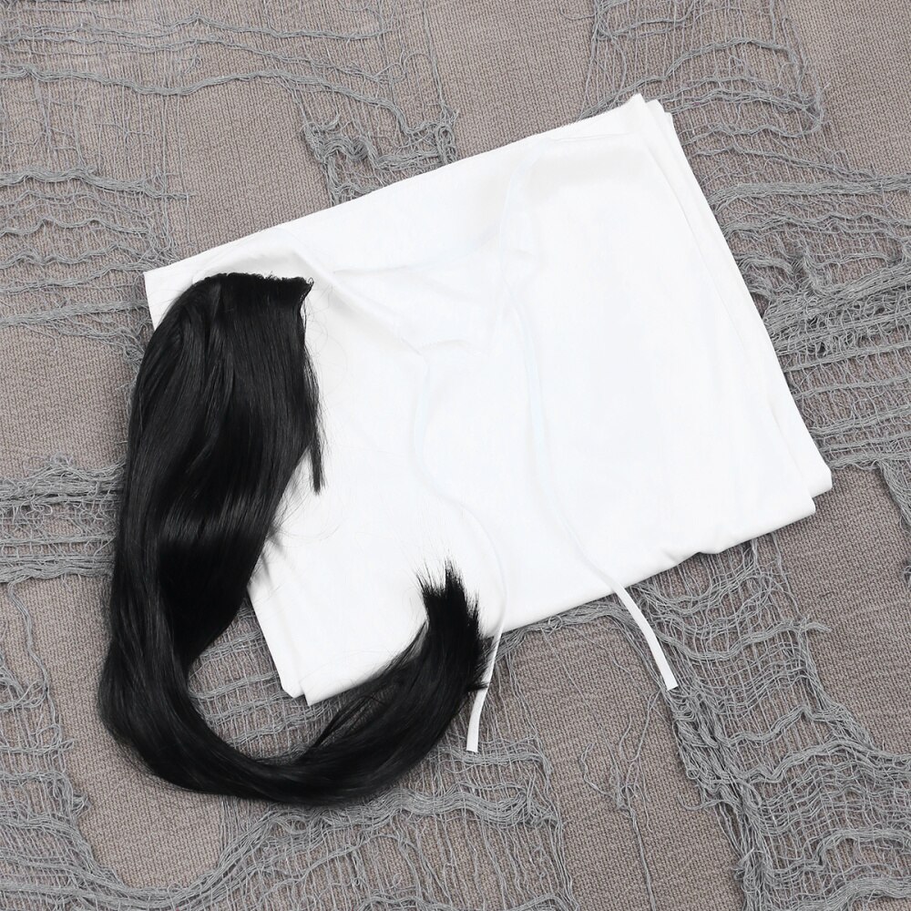 1 pcs Scary Costume Delicate White Zombie Suit Halloween Horror Costume Cosplay Dress for Adult Children Women