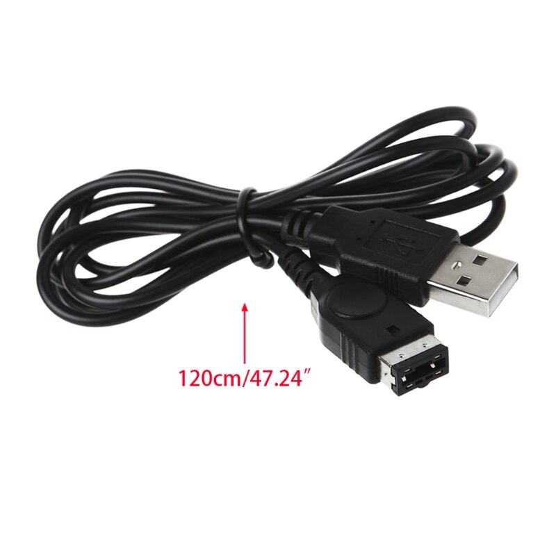 Ootdty usb-opladningsstrømopladerkabel 1.2m til nintendo gameboy game advance gba sp