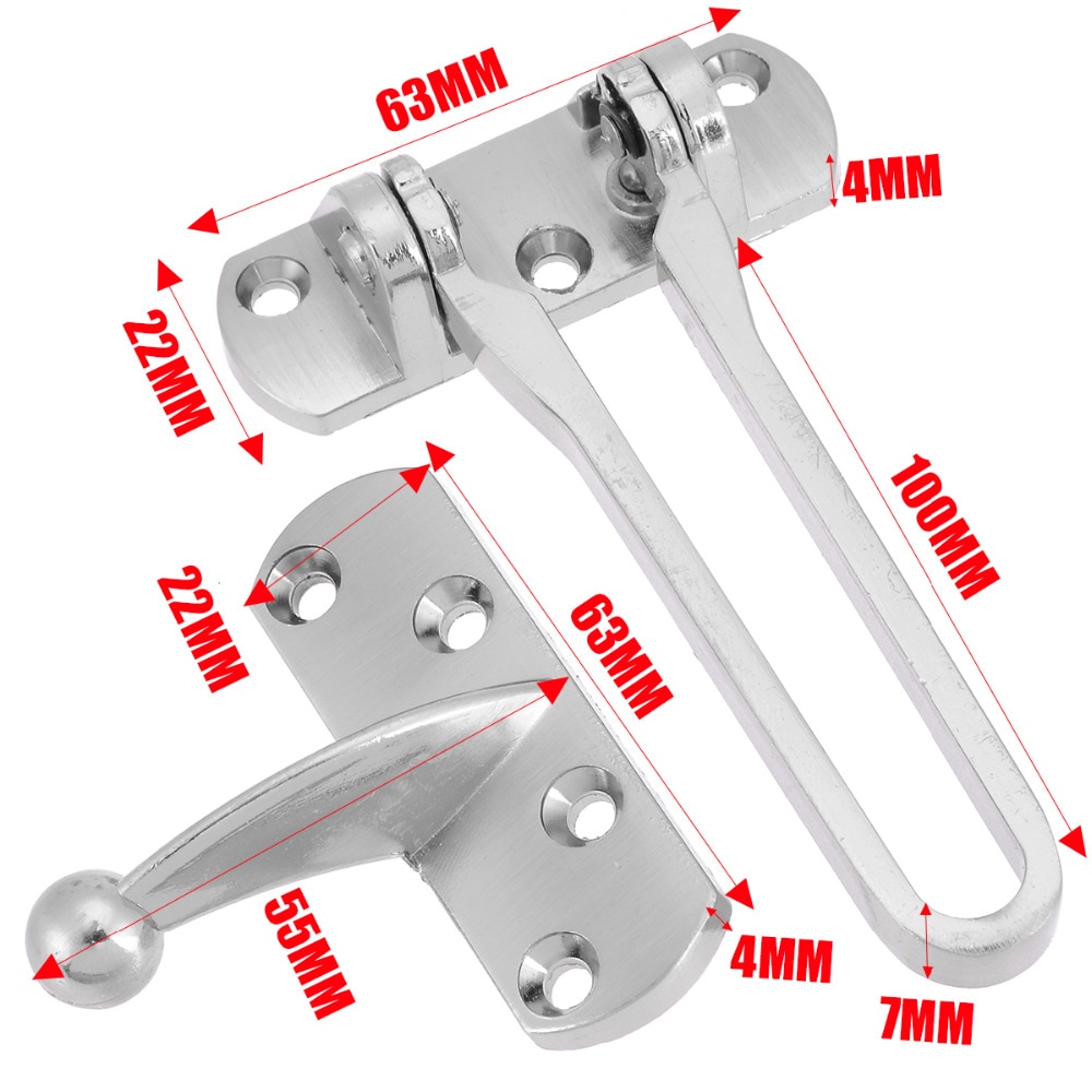 Door Security Safety Locks Strong Home Chain Lock Guard Catch Hasp Clasp Lock for Door Security Tools Mayitr