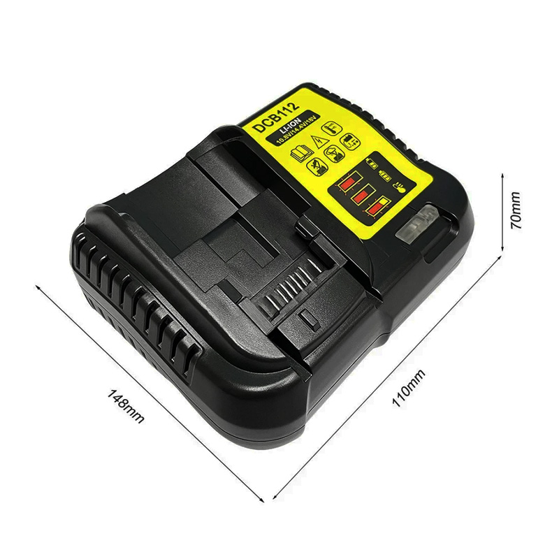 Electric 2.0A Lithium Battery Charger With LED Display For DeWalt Original Tool Battery 10.8V 14.4V 20V Battery Charger