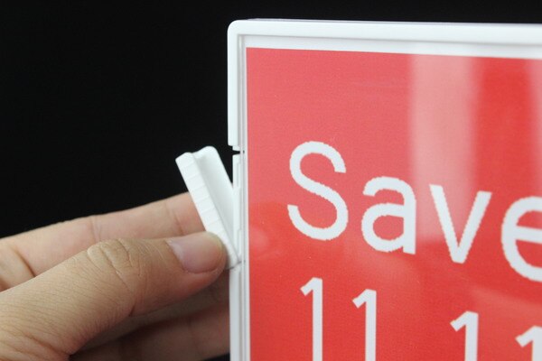 A6 Acrylic Cover PP Frame Tag Label Sign Card Display Table Desktop Stand Billboard Price Talker Merchandise Retail Advertising