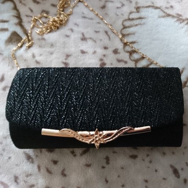 Ljl Vrouwen Avondtasje Partij Banket Glitter Tas Voor Vrouwen Meisjes Bruiloft Koppelingen Handtas Keten Schoudertas