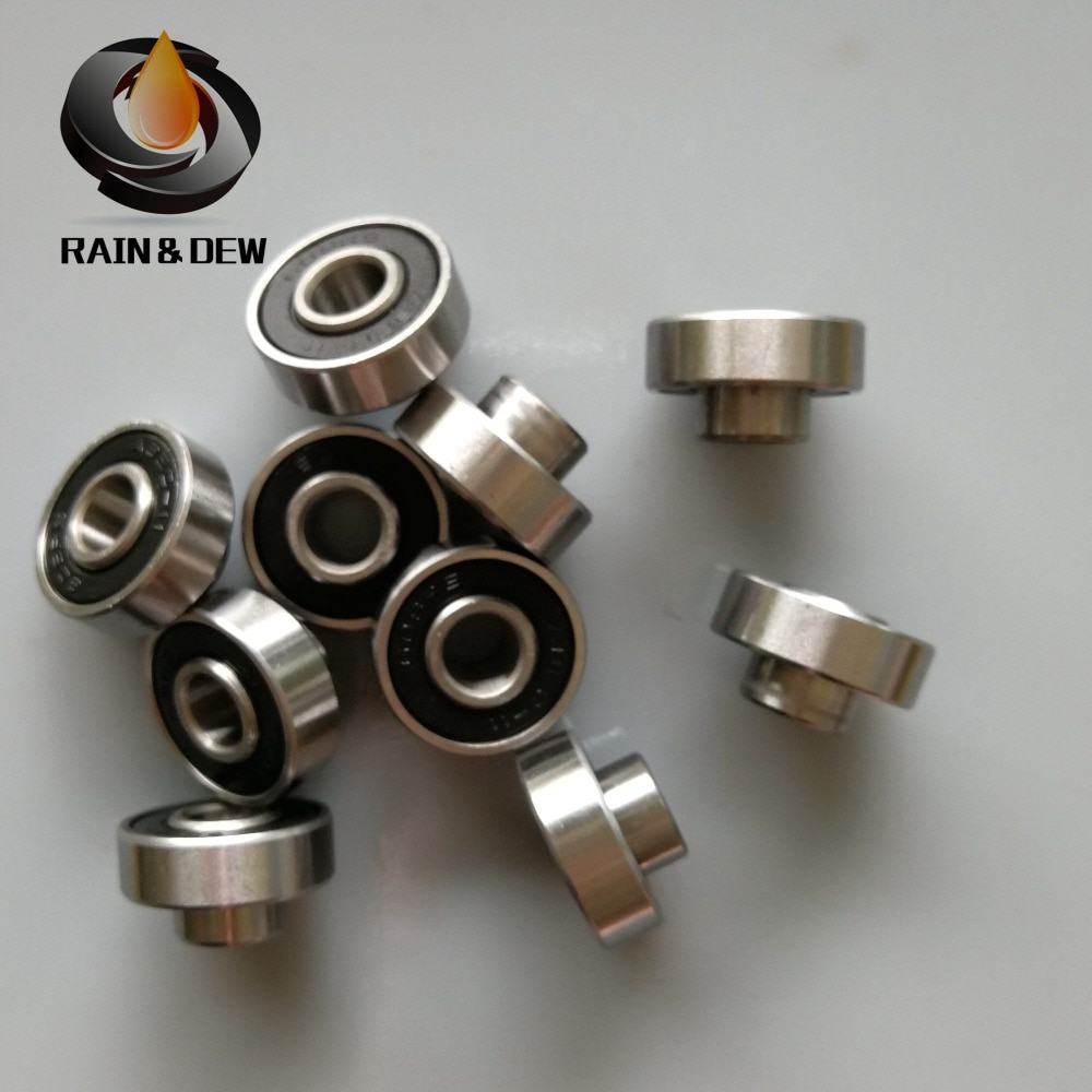608 2RS With Spacer inline skates bearings ABEC-7 8X22X7 Ball Bearings 608 Black Seal Bearing