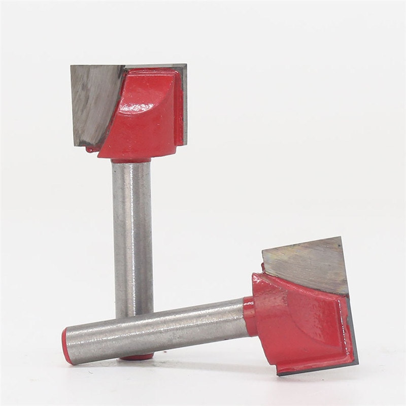 1 st 6mm rengöringsbotten gravering träskärare fräsar hårdmetallfräs bit träbearbetningsverktyg cnc slutkvarn för trä
