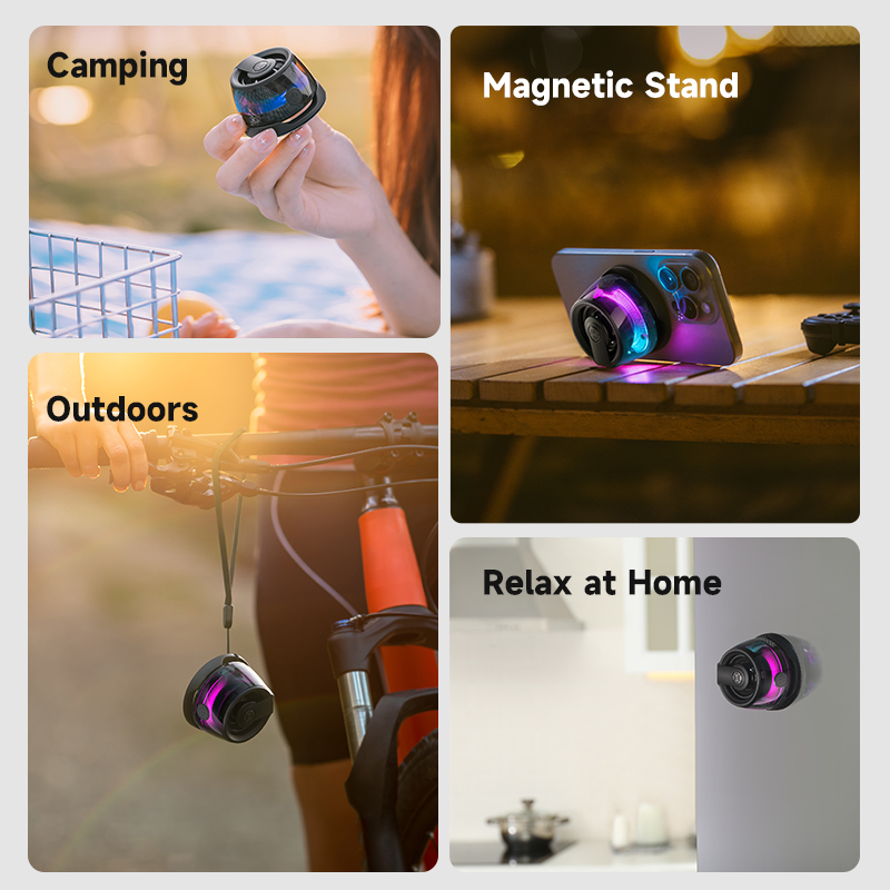Edifier Hecate G200 Magnetic Bluetooth Speaker Outdoor Camping Portable Mini Speaker Bluetooth 5.3 RGB Lighting 7H Playtime