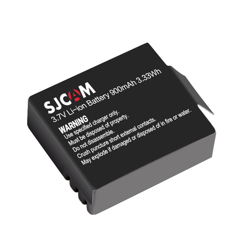 Sjcam  sj4000 batteri 900 mah backup uppladdningsbart li-on batteri för sjcam  sj5000x elite  m10 sj5000 plus sportkamera