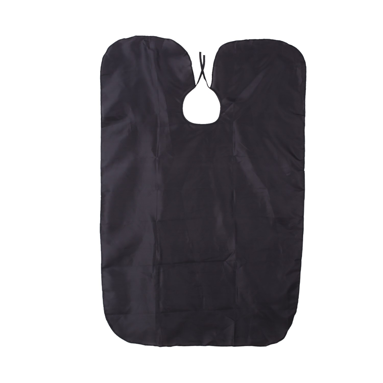 Frisørsalong frisørkappe salong frisørkappe frisørforkle med nakkebørste, svart