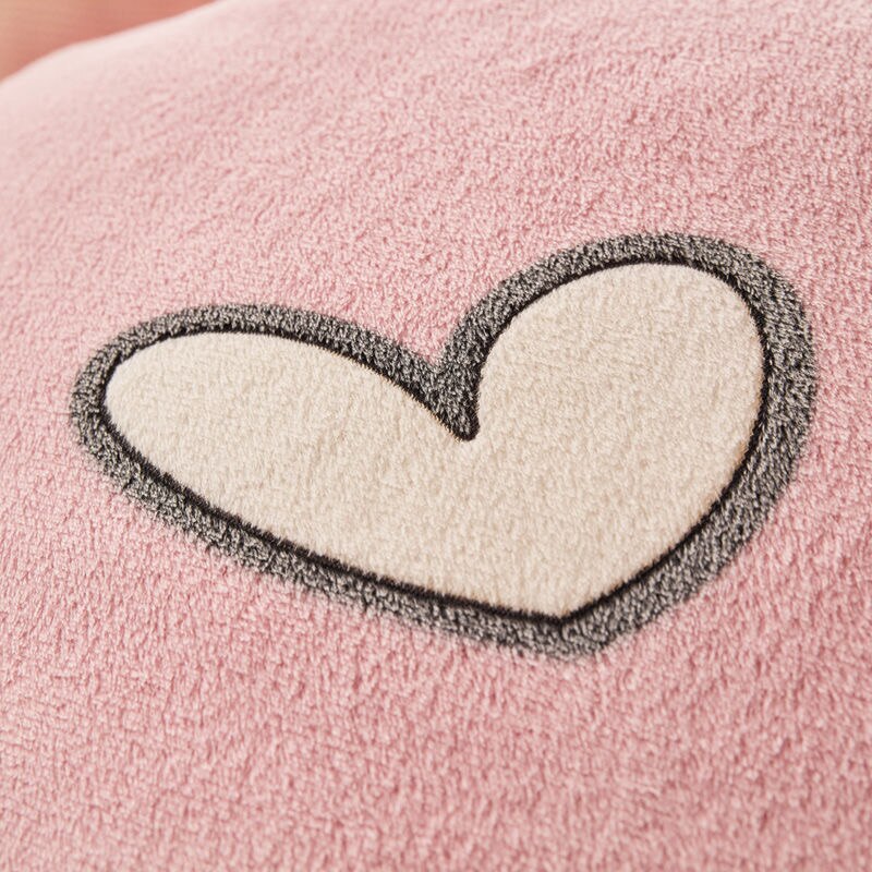 JUSTCHIC doux amour coeur imprimé parure de lit hiver flocon de neige velours épaissir housse de couette unique reine housse de couette + taie d'oreiller