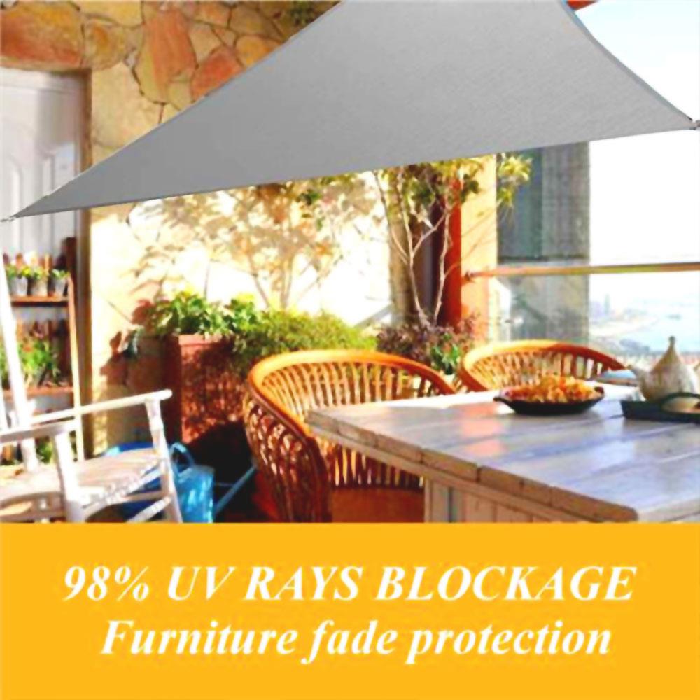 UV Durable Practical Portable Shade Canopy Gazebo Shade Sail Awning Moisture Proof Waterproof Camp Tent Cloth Outdoors Travel