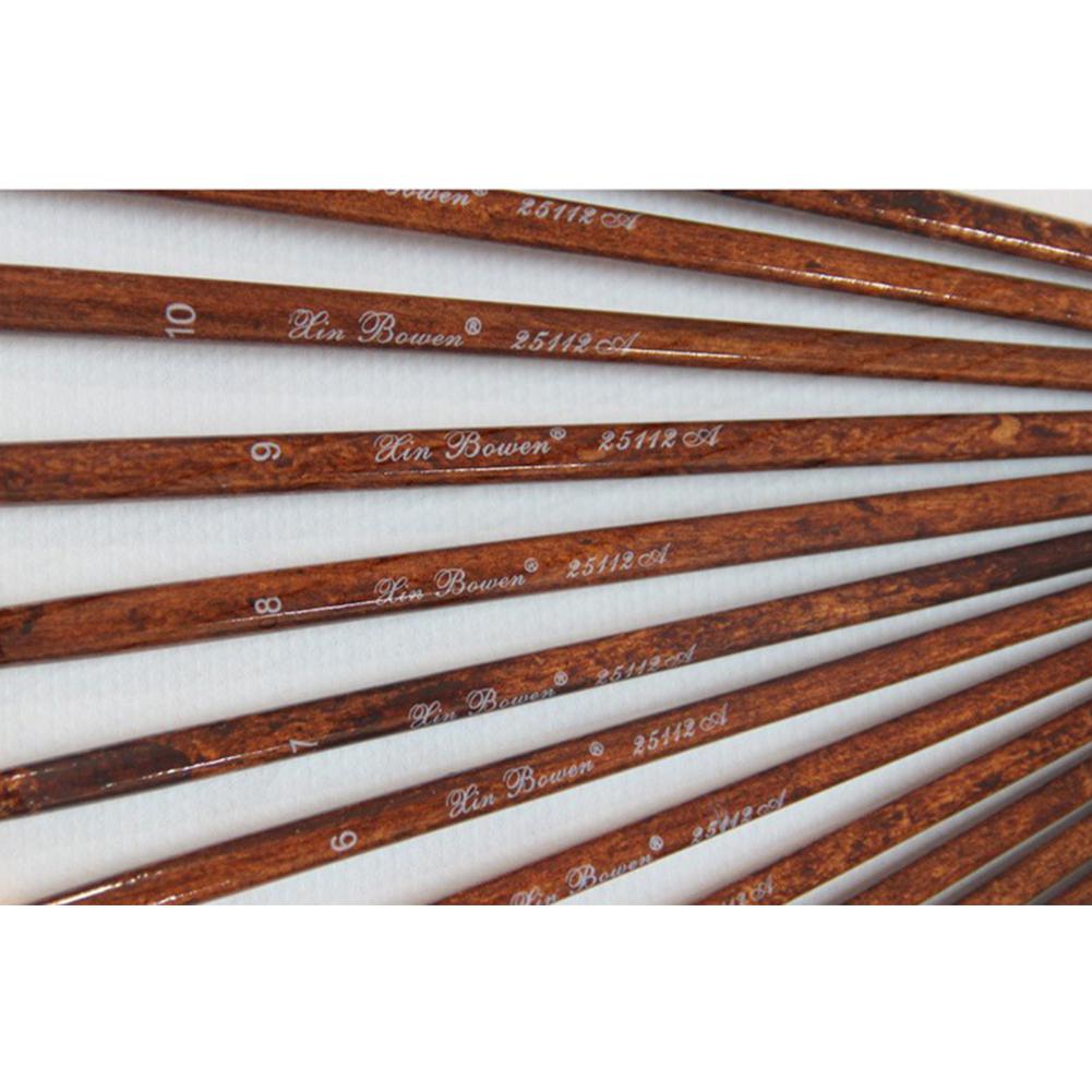 12Pcs Oil Watercolour Drawing Art Painting Drawing Brush Art Supplies Painting Craft Artist Paint Brushes Set