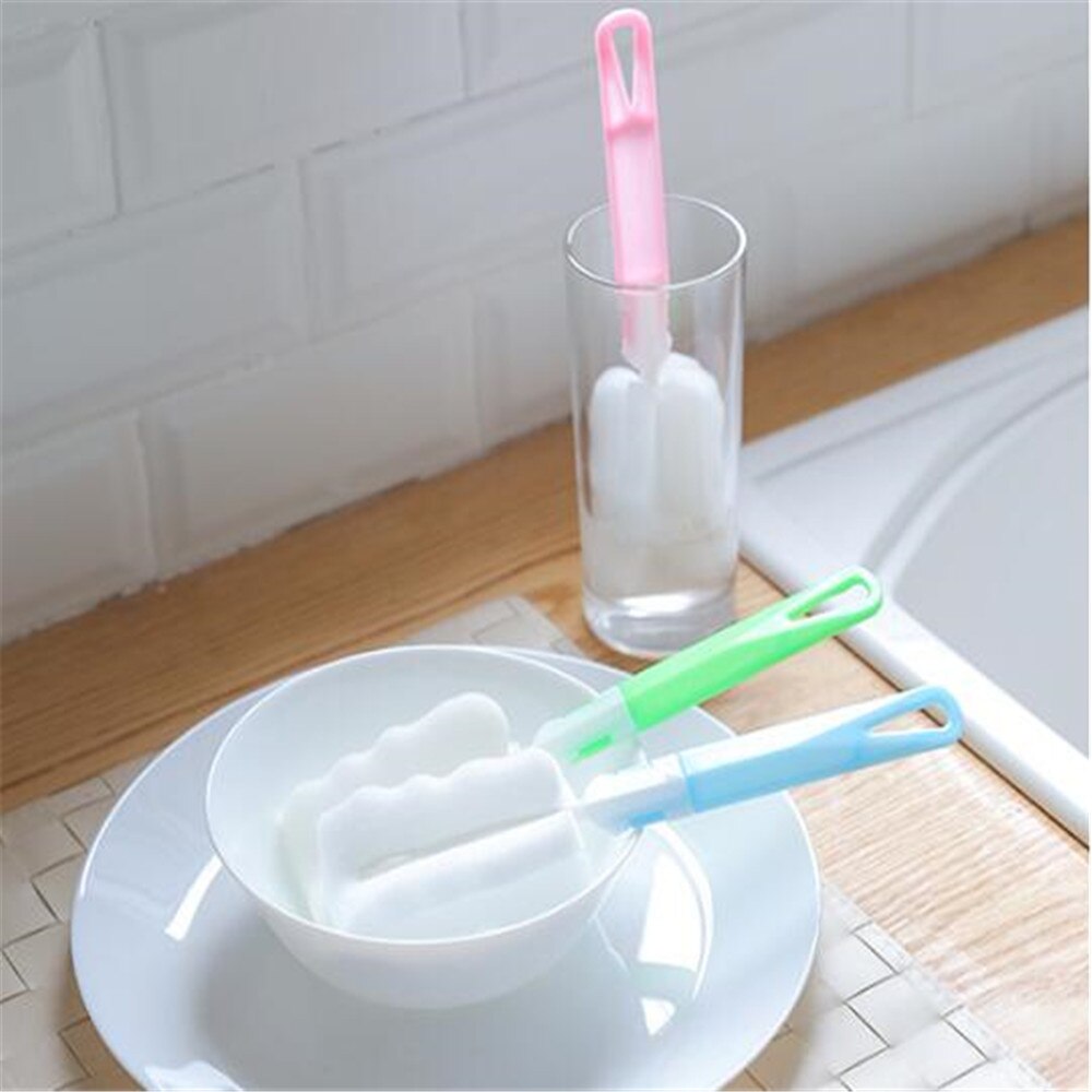 1 PC Küche Reinigung Werkzeug Schwamm Bürste Pro Weinglas Flasche Coffe Tee Glas Tasse Glas Kichen Zubehör Flasche Bürste Tasse Bürste