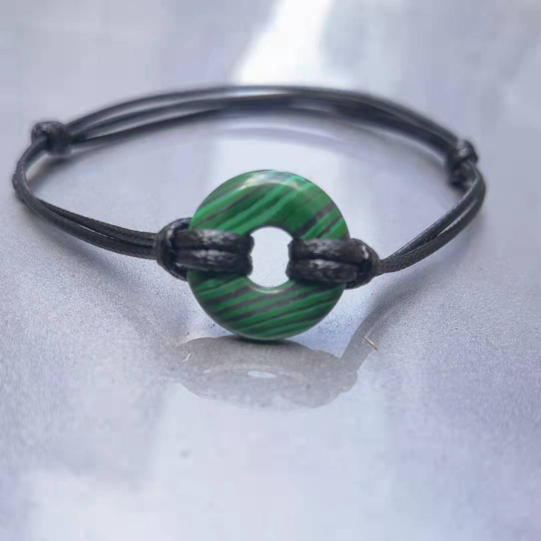 Brons Buis Armband Voor Mannen, Mannen Armband Met Feather Charm, Mannen Armband: A3