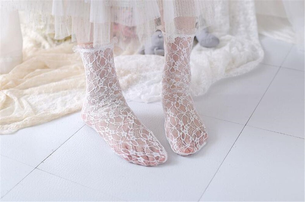 Lolita blondestrømper blonde søde strømper blonde sidebunker af sokker koreanske retro litterære sokker  b702