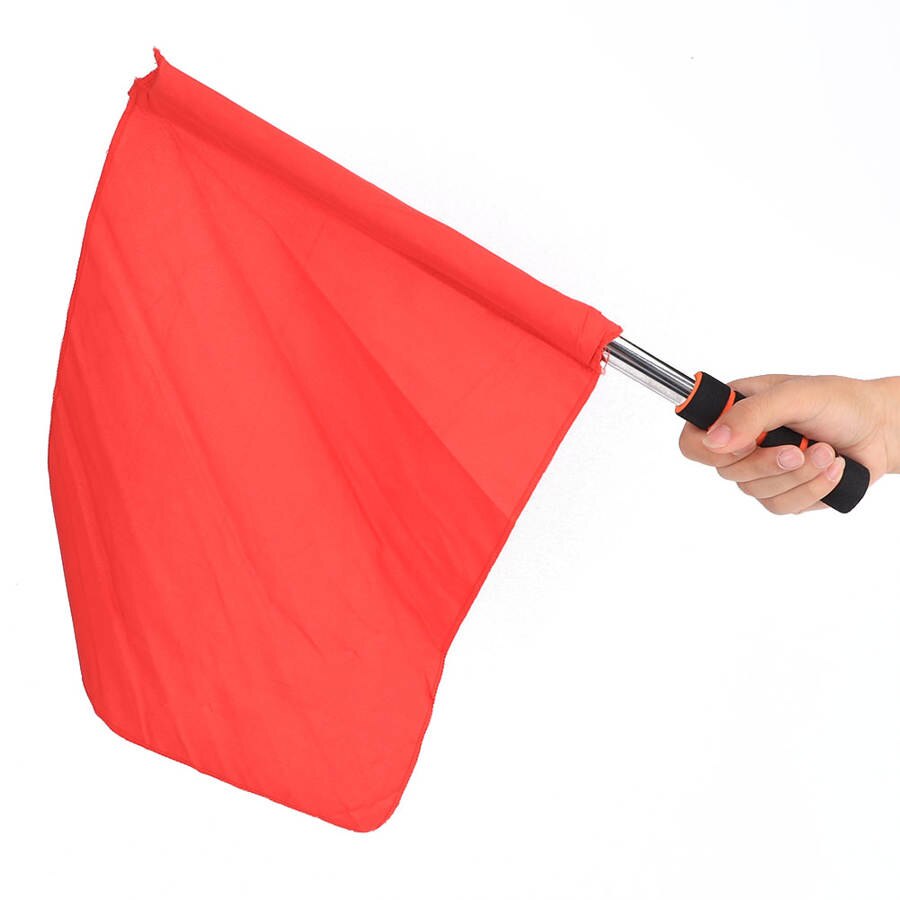 Goal Competition Referee Signal Flag Sports Handflag Soccer Referee Flag Sports Match Football Competition Equipment