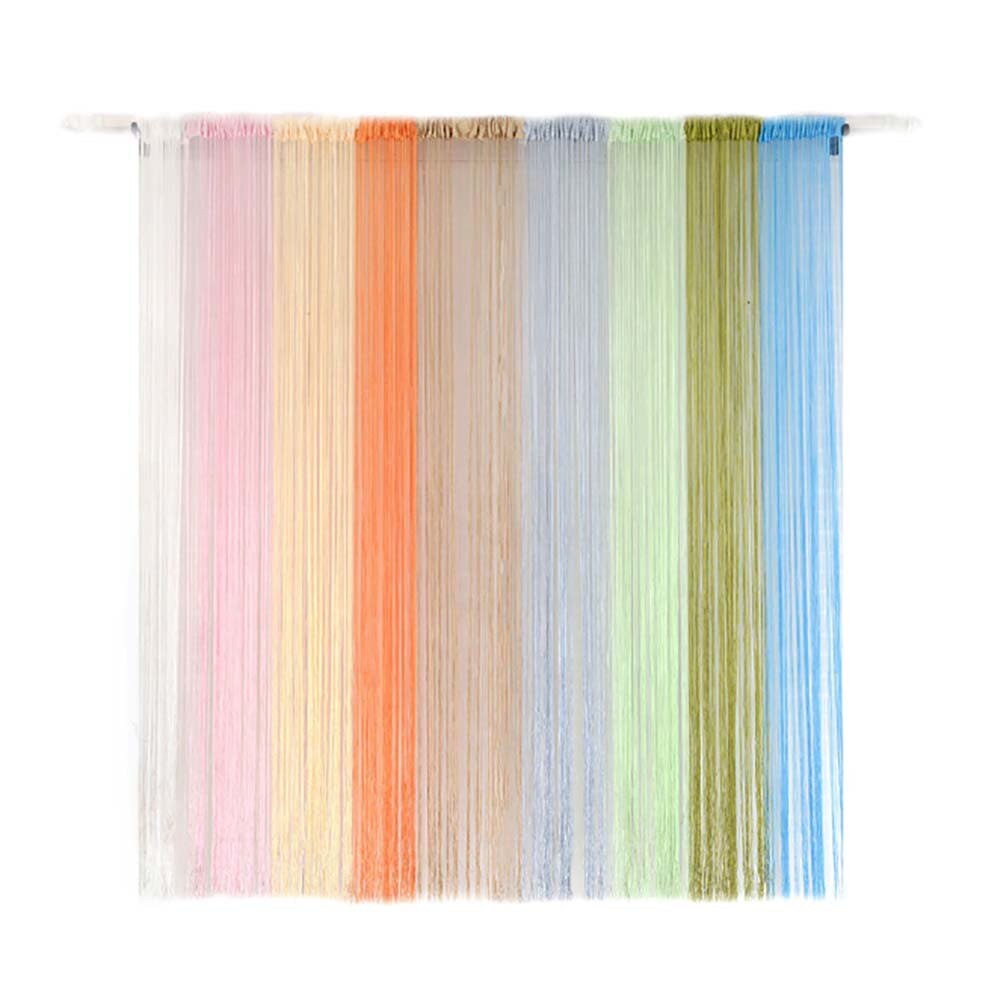 String Curtains Patio Net Fringe For Door Fly Screen Windows Divider Cut To Size Tulle Decoration Organza Voile Bedroom Line