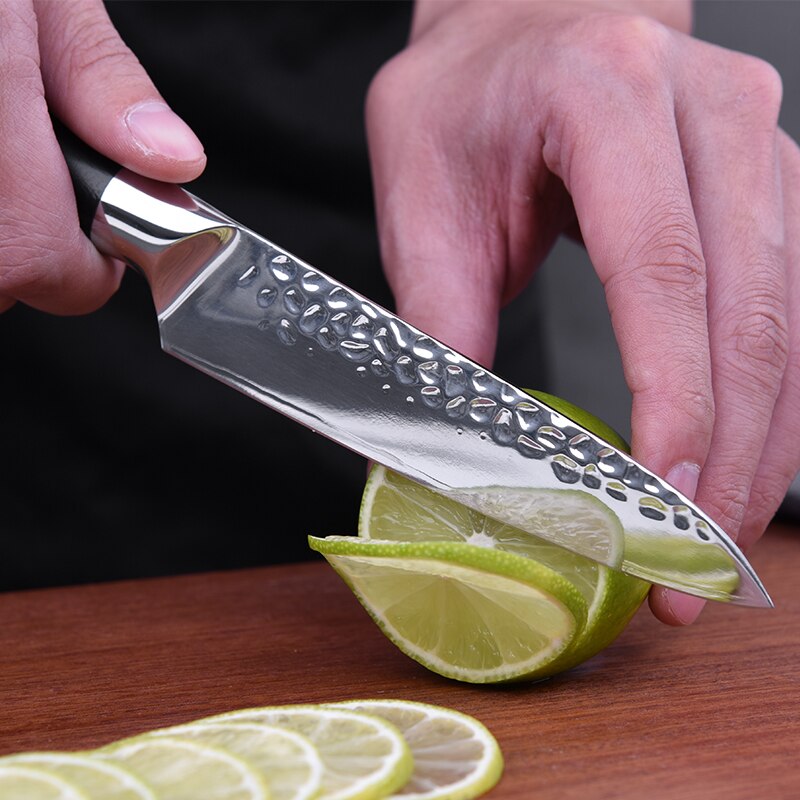 Couteau Gyuto de cuisine utilitaire de 10 pouces, 440C en acier inoxydable, couteaux de Chef, outil de cuisine, couteau Gyuto de tranchage