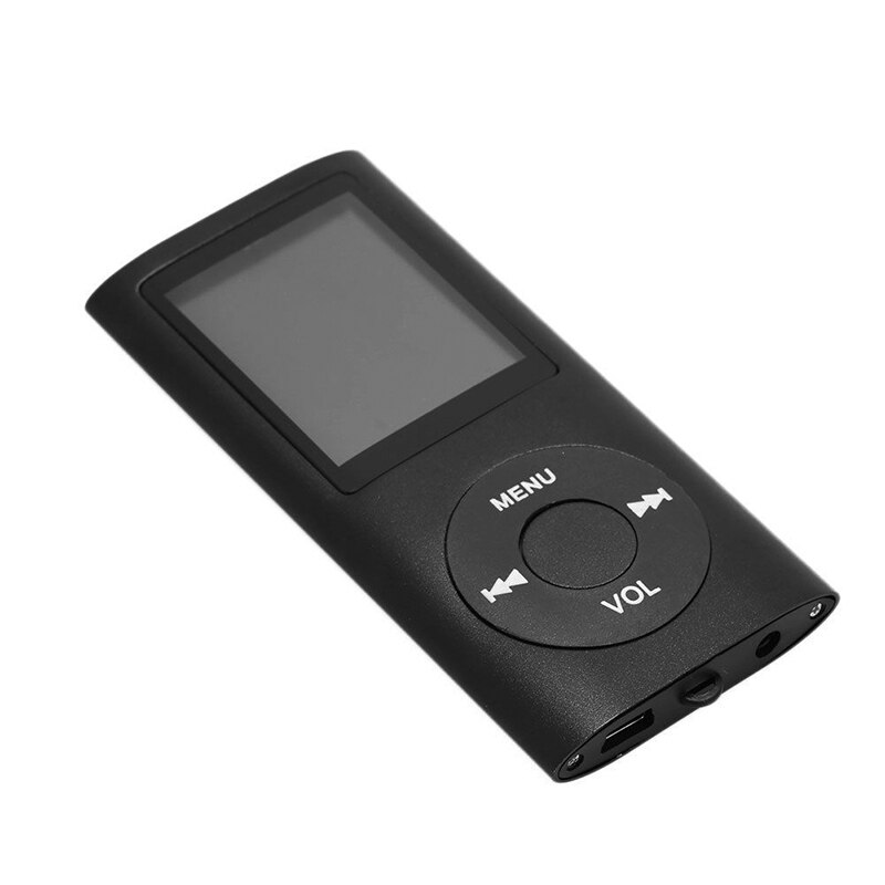 LCD Screen Display Music Media Player MP4 with FM Radio black