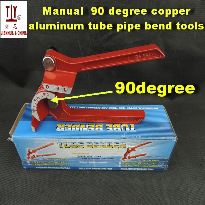 90 Degree Copper bender air conditioning brass aluminum pipe bender bending tools, not use for steel or iron pipe