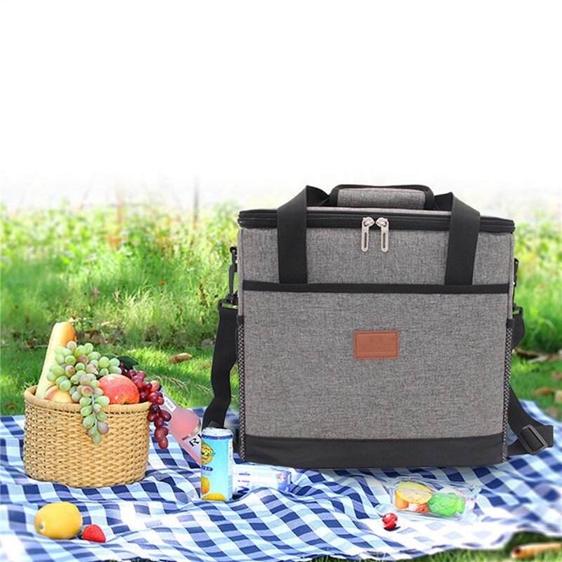 25L Large Capacity Cooler Ice Bag Insulated Cold Food Storage Bags Keep Fresh Leakproof Picnic bag Container