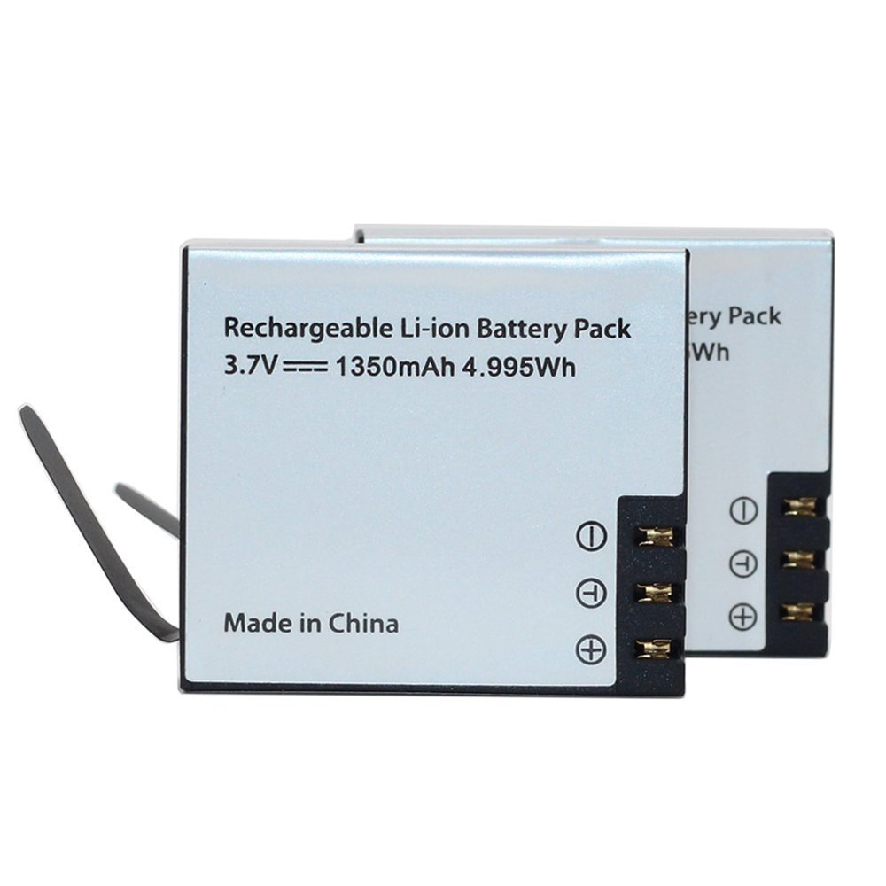 Nueva batería de cámara de acción deportiva de 1350mAh para EKEN H9 H9R H3R H8PRO H8R pro SJCAM SJ4000 SJ5000 Sport, Mini batería recargable DV