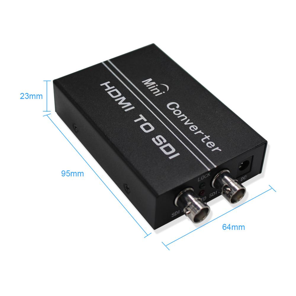 HDMI naar SDI Converter Adapter HDMI2SDI HDMI-SDI Vrouwelijke Mini 2 Input naar SDI 2 Uitgang voor DVD PC Monitor