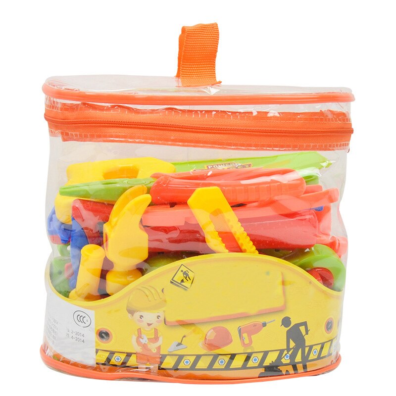 33Pcs Kinderen Reparatie Tool Speelhuis Speelgoed Pretend Play Elektrische Boor Moer Zag Demontage Simulatie Tool Educatief Speelgoed Xmas: Default Title