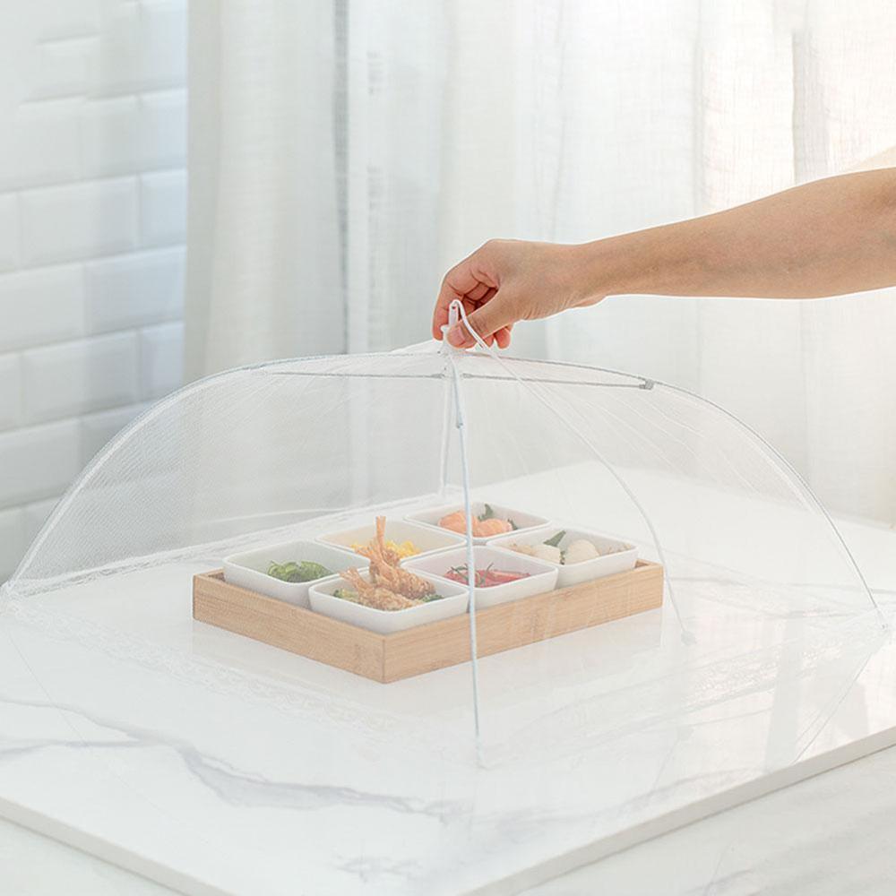 1 PC Mesh Screen Food Covers Large Up Mesh Screen Protect Umbrella Cover Picnic Net Protector Food Food Dome Tent S2D4