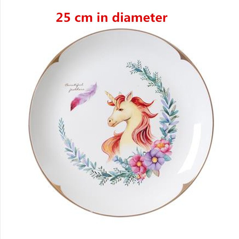 American country ceramic plate pendant, home restaurant, bar and hotel wall decoration crafts, animal pattern artwork: style  9