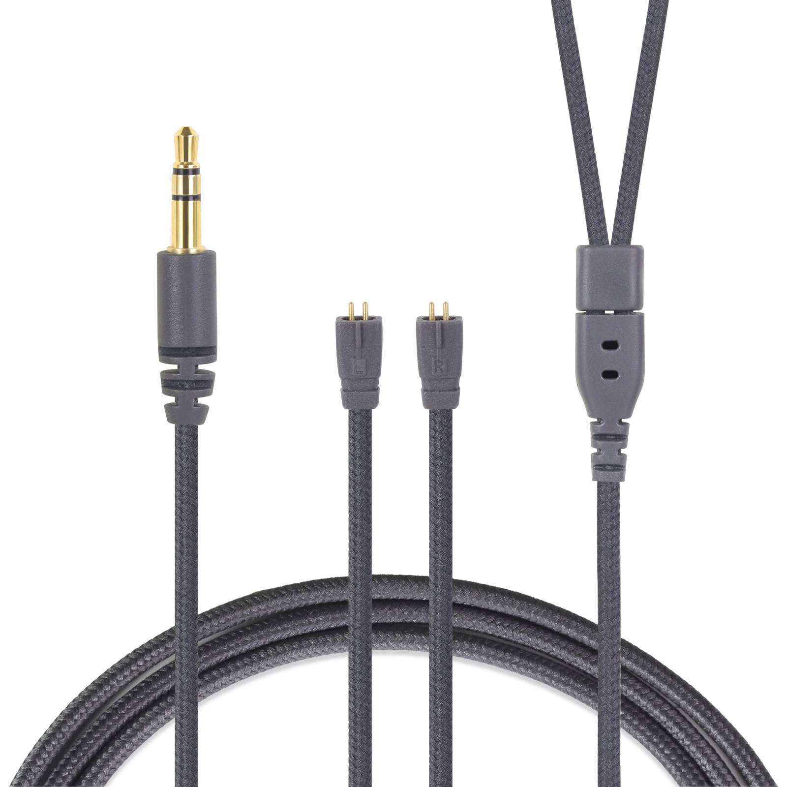 OKCSC TF10 HIFI Wymienny Kabel robić Słuchawek UE TF10 TF15 SF3 SF5 5EB TRIPLEFI 15 NM 3.5mm OFC Pozłacany Wtyk Kabel robić Słuchawek: BRĄZOWY