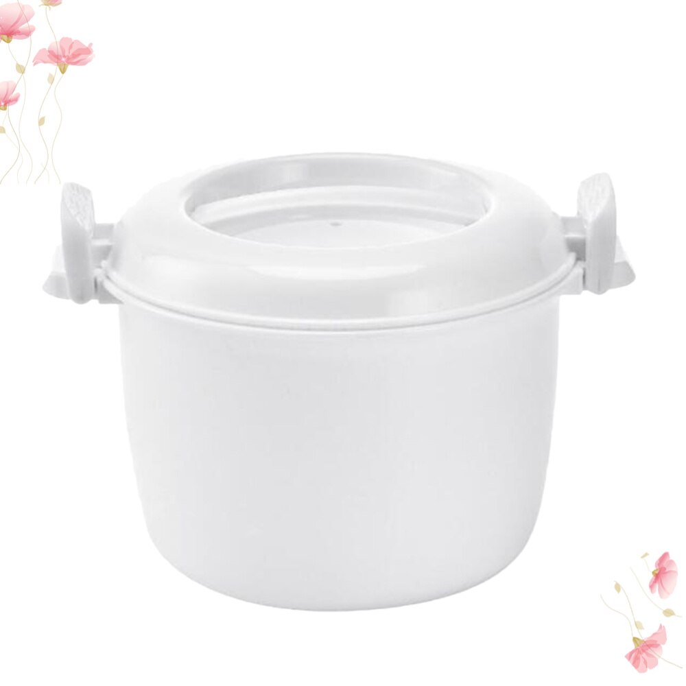 Microwave Rice Cooker Multifunction Insulated Lunch Container Microwave Cooker Cookware For Microwave Oven (Small Size