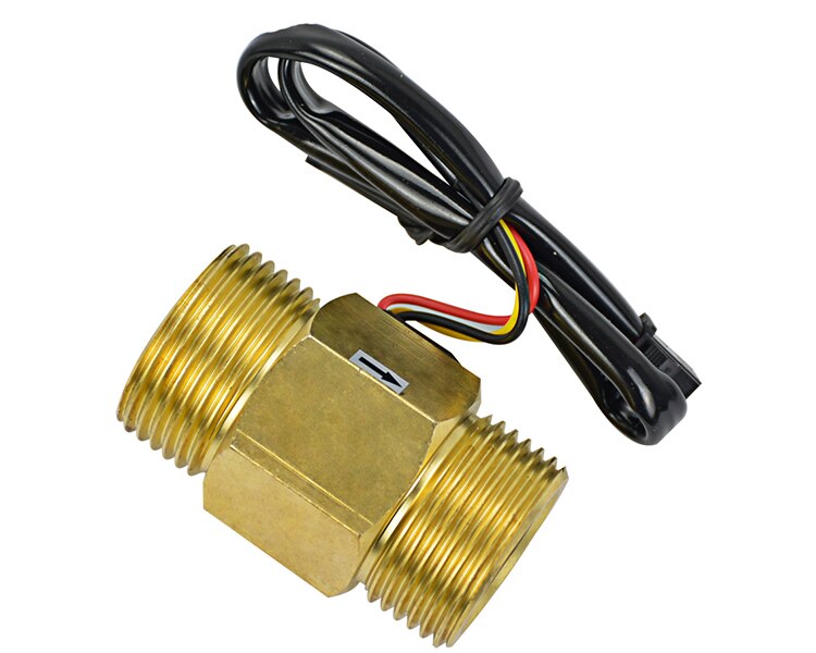 USC-HS10TA BSP 1" Hall Effect Water Flow Sensor 3-50L/M Electrical Flowmeter for water purifier, water dispenser, smart card