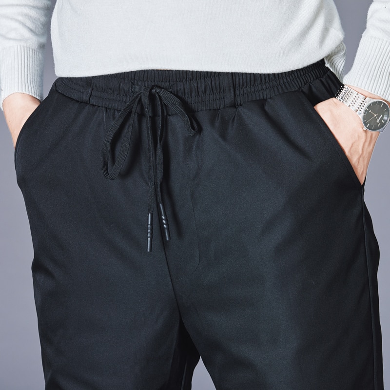 Pantalones calientes para hombre, pantalón grueso, térmico, a prueba de viento, recto, de algodón, para exteriores, invierno, 4XL