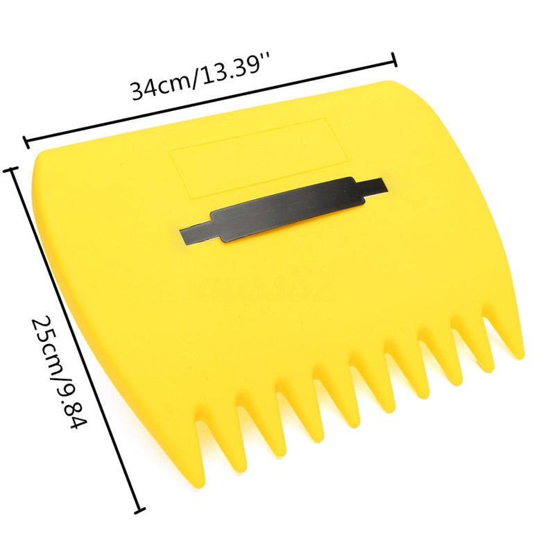 2 Stks/paar Geel Plastic Tuin Yard Blad Scoops Gras Hand Handige Gazon Harken