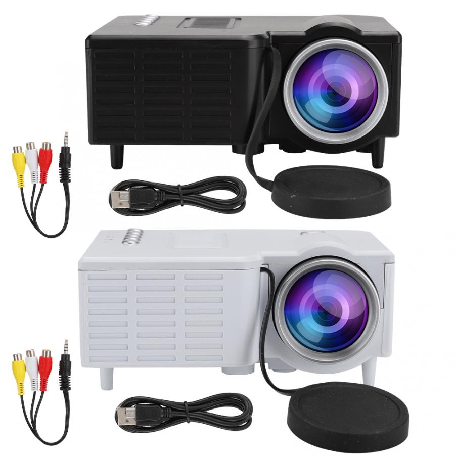 UC28c Fan + Aluminum Radiator + Eddy Air Duct Home HD 1080P Miniature Portable Projector home meeting projector