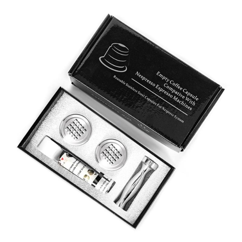 Nespresso Refillable Capsule Reusable Coffee Filter Nespresso Cafeteira Capsulas Cafe Recargables Reutilizables Coffee Filters: 05