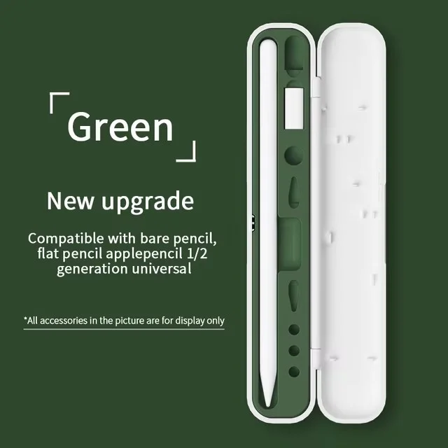 Caja para Apple Pencil Pro 2 1, funda protectora para Apple Pencil Generation 2nd 1st Gen, accesorios para iPad: Rojo