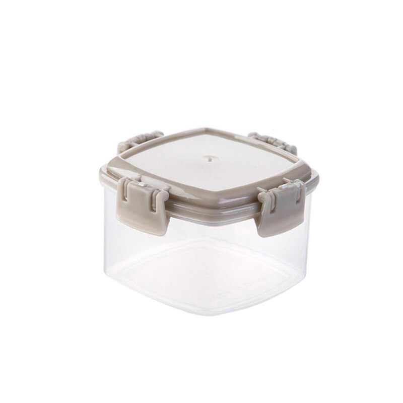 4PCS/Set Mini Portable Seasoning Box Jam Squeeze Bottle Barbecue Picnic Seasoning Sauce Bottle Kitchen Transparent Spice Jar