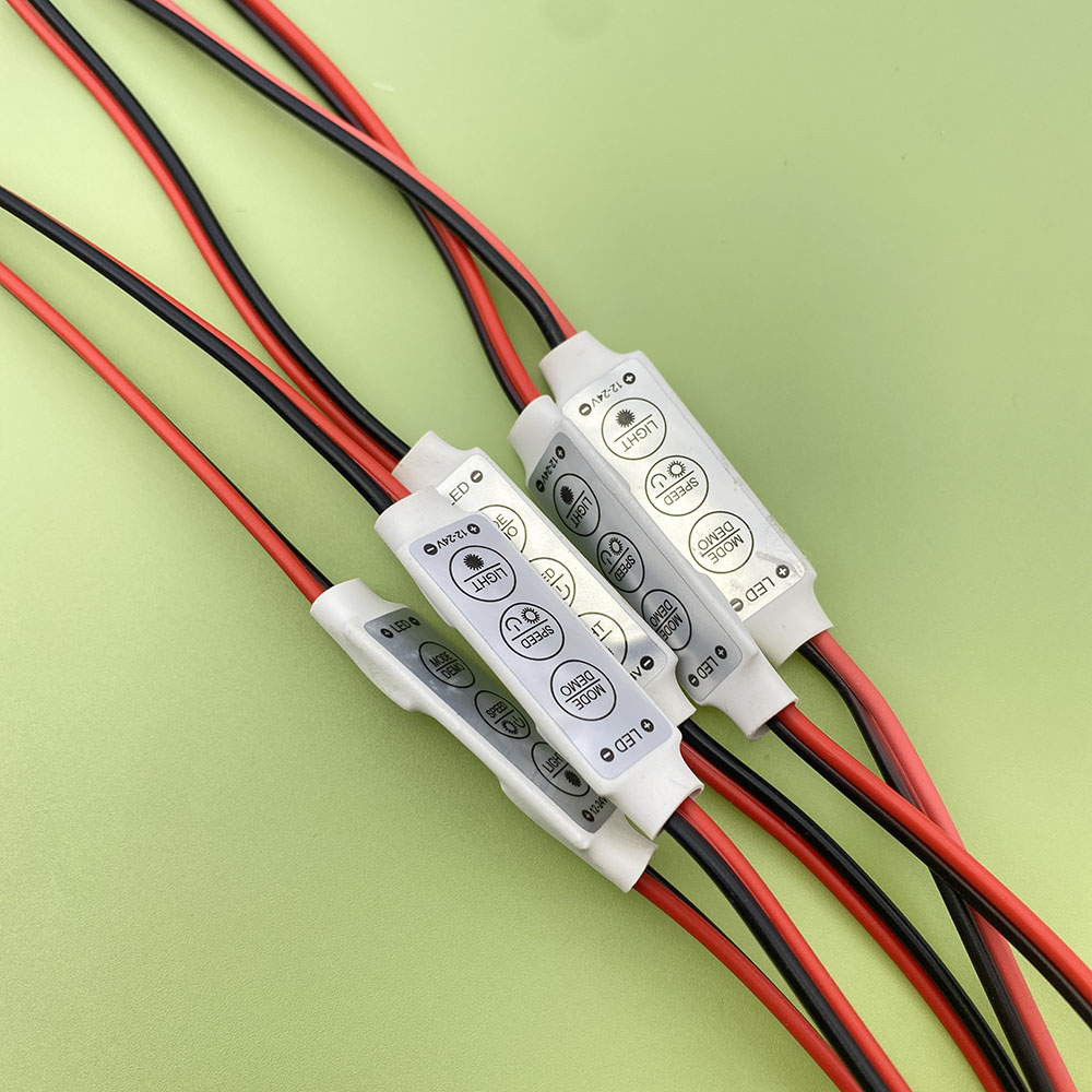 10/5 Stücke Mini 12 V LED-Licht Dimmen 3 Tasten Controller Dimmer Fahrer und Schalter 3528 5050 5630 Neueste Steuerung Led-streifen Licht