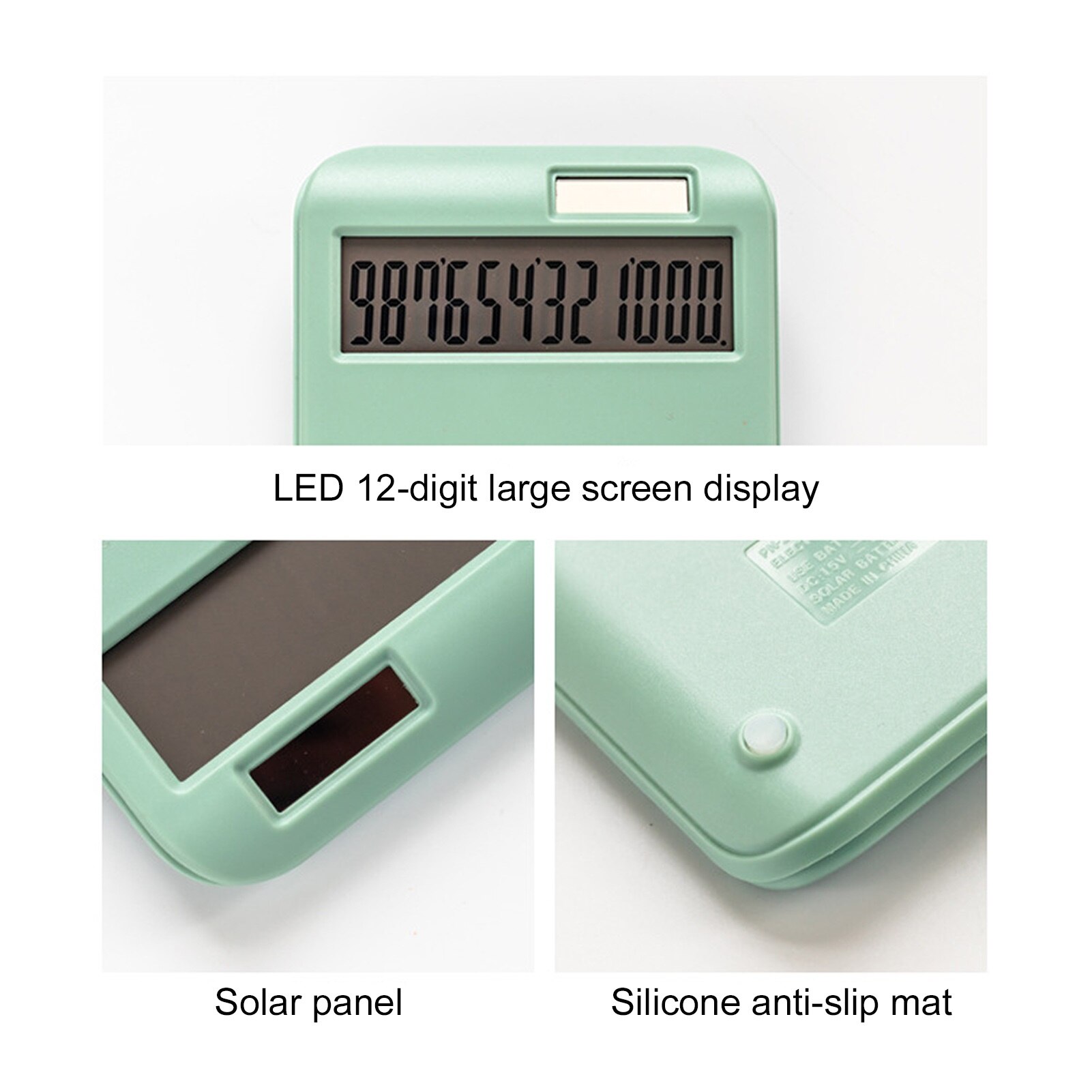 Solid Color Calculators Digits Electronic Calcu Grandado