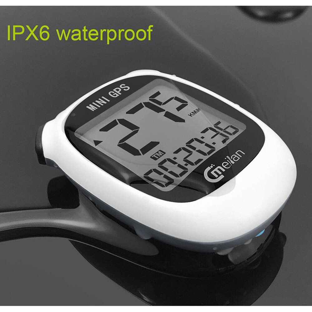 Mini Bike GPS Computer Wireless LCD Display Speedometer Cycling Computer Odometer Waterproof USB rechargeable
