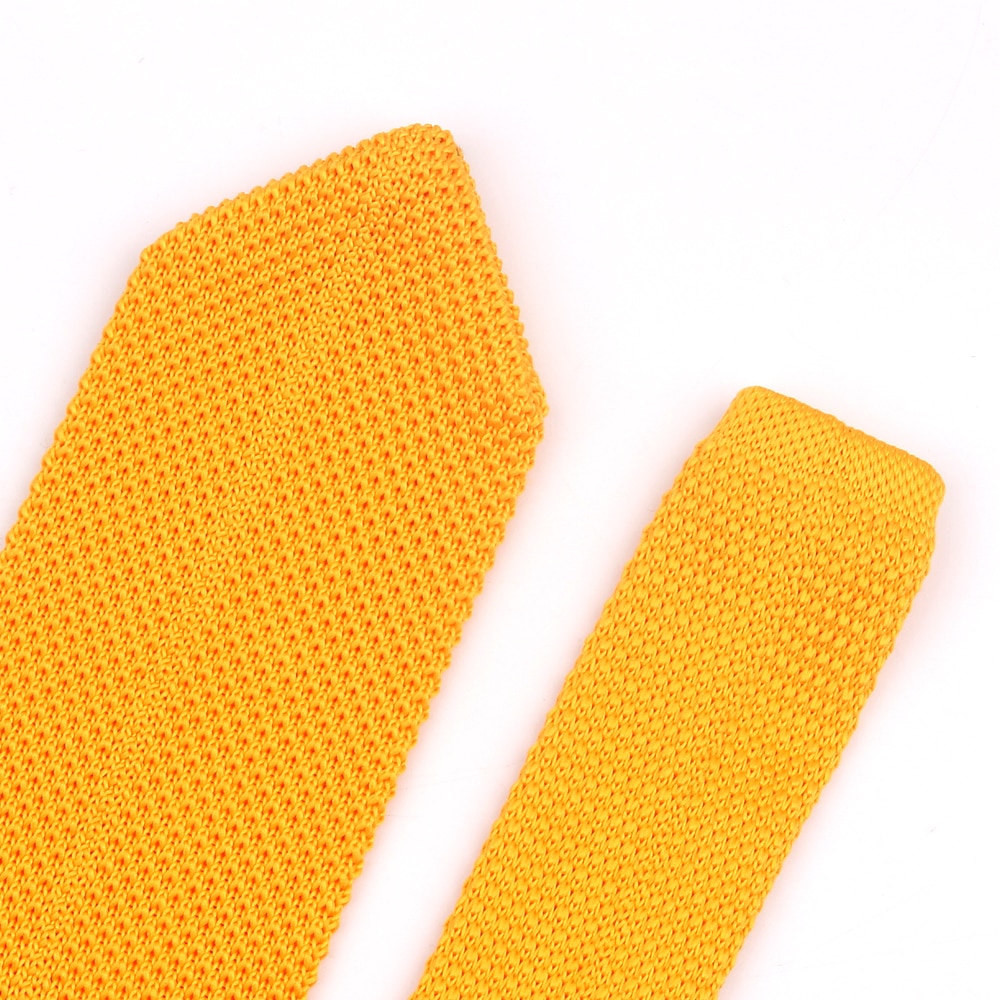 Corbatas de punto rojas para hombres, corbata de cuello para boda, negocios, corbatas de punto casuales, Trajes clásicos, corbatas de cuello de Color caramelo