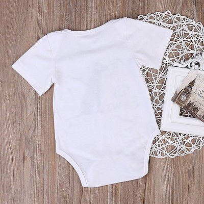 Newborn Infant Baby Boys Girls Bodysuit cotton short sleeves Jumpsuit Clothes Outfits Sunsuit