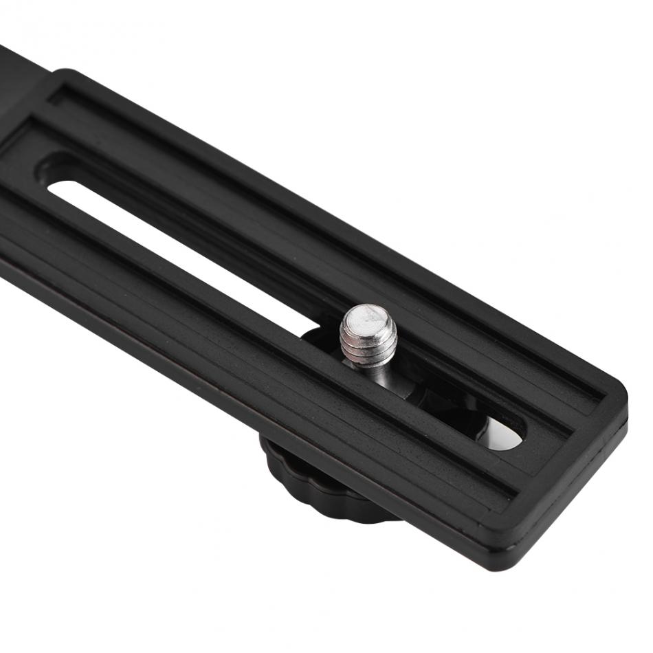 13Cm Aluminium Camera Flash LBracket Dual Schoenen Houder Adapter