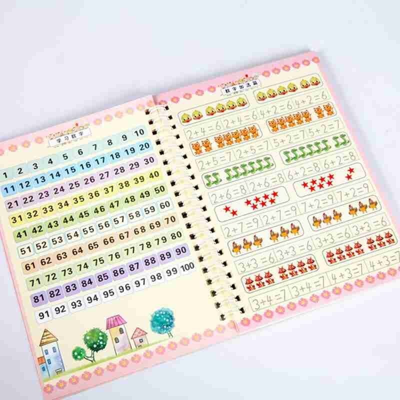 Writing Stickers Groove Copybook Preschool Kindergarten Letter Practice Hard Pen Set Calligraphic Copybook Handwritin H4X0