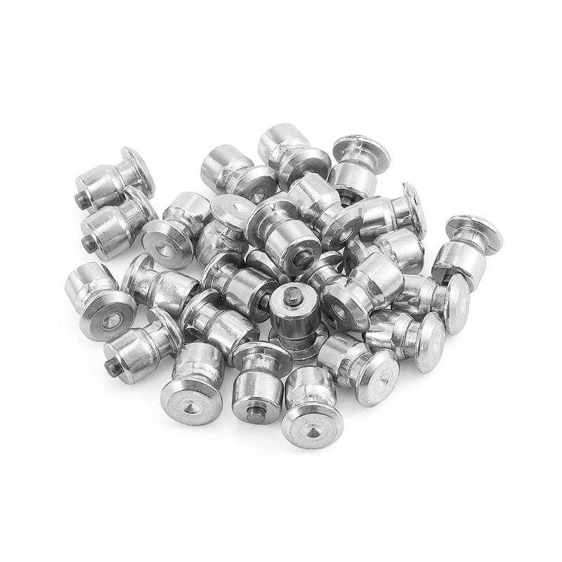 50/100 st vinterhjul bildäck dubbar skruv snöspikar hjuldäck snökedjor dubbar för skor atv bil motorcykeldäck 8 x 10mm